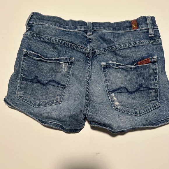 7 for all mankind High waist edie shorts Size 27 - Picture 2 of 7